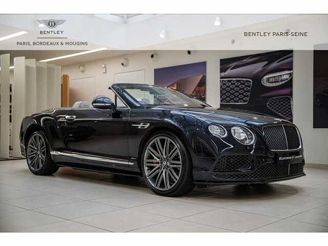 0:Bentley Continental GT Speed Convertible W12, Cabriolet, Black Sapphire, Bentley Paris Seine